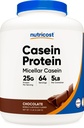 Nutricost Kazein Protein Powder 5lb Čokolada - Micellar Kazein, Gluten Free, Non-GMO