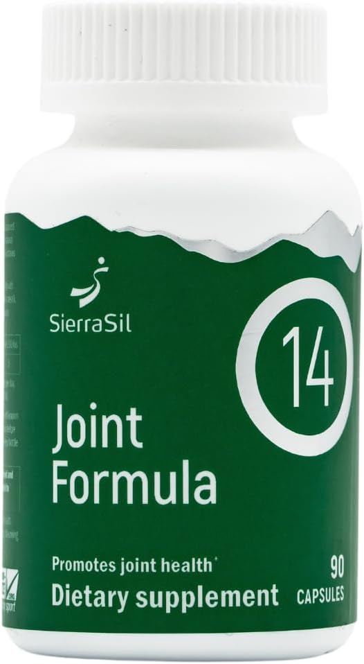 SierraSil® Joint Formula 14TM – spodbuja skupno zdravje, enostavno za digest, Vegan, Gluten Free in Non-GMO – 90 kapsul (30 servingov)