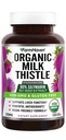FarmHaven USDA Organic Milk Thistle Capsules | 30X Concentrated Seed Extract & 80% Silymarin Standardized - Supports Liver Function and Overall Health | Non-GMO | 120 Vegan Capsules