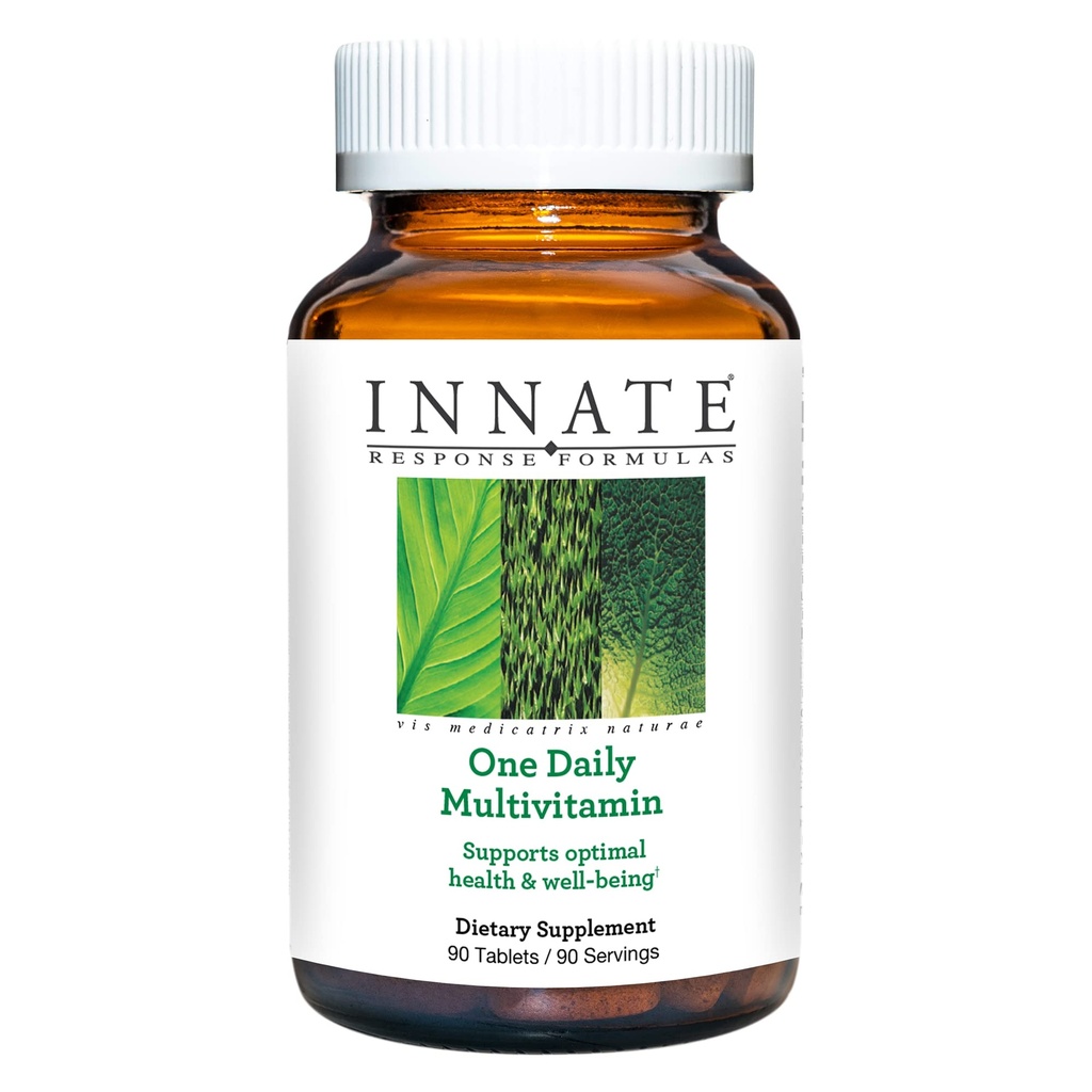INNATE Response Formule One Daily - Daily Herb-free Multivitamin - Vključuje vitamine B - vegetarijanske, ne-GMO, in Kosher - izdelan brez 9 živilskih alergenov - 90 tablet (90 serving)