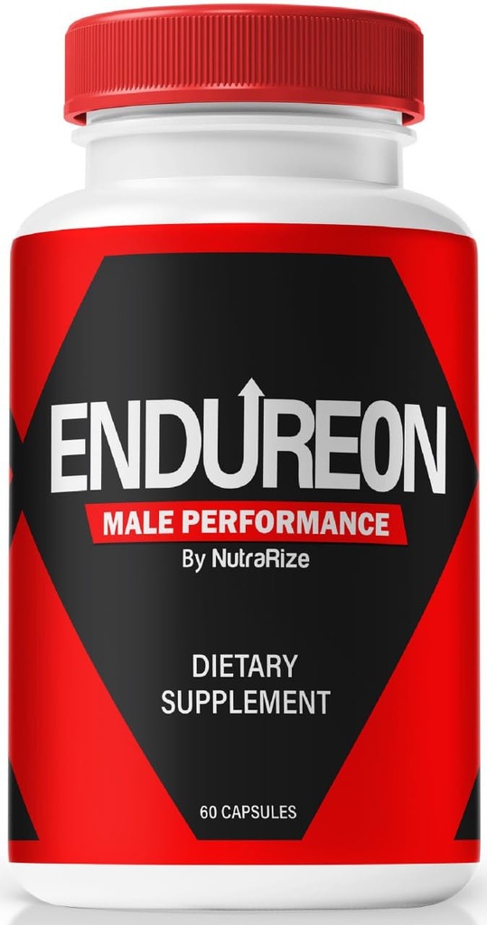 NutraRize Endureon tablete – Uradna Endureon Pro Formula z naravnimi sestavinami za pomoč podporo energije, Stamina, in vsak dan zaupanje, enostavno jemati tablete (60 kapsul)