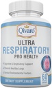 Ultra respiratorna pro zdravje – Pomaga ohranjati splošno pljučno in dihalno zdravje – Infundiran z Butterbur in Feverfew Extract - 60 kapsul