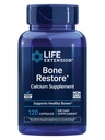 Life Extension Bone Restore Kalcijev dodatek, Vitamin D3, Magnezij, Boron, cink, Mangan, Silicij, Pomaga ohranjati zdravo gostoto kosti, Gluten-free, Ne-GMO, 120 Kapsule