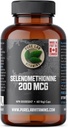 Selen 200mcg Supplement - Selenometionin - 60 v-kap s Pure Lab Vitamins - Gluten Free Made in Canada.