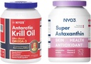 Kril Oil Omega 3 1000mg mehkih gelov in astaksantin 12mg antioksidanti suppelments