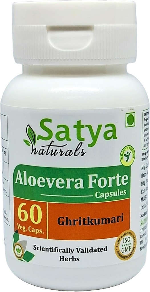 Aloevera Forte Kapsule 500 mg 60 Veg Kapsule 