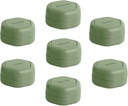 Cadence Travel Containers - Komplet tablet - Magnetic Travel Kapsules,Daily Medicine Organizator za tablete, dodatki, in vitamini - 7 Flex Smalls (0,56oz) za tedenske tablete Organizator - Eucalyptus