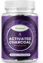 Čiste tablete Charcoal Detox & Cleanse - očiščevalne kapsule kokosa s 1200 mg na odmerek za blaženje napihnjenosti - aktivno razstrupljanje dodatek za zdravje telesa in črevesja - 90 število