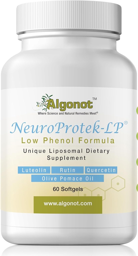 NeuroProtek Low Fenol - 60 Soft Gels Ekskluzivna patentirana kombinacija luteolina in drugih Flavinoidov v Olive Pomace Oil z EVOO