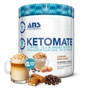 ANS zmogljivost Ketomate kava Creamer z MCT oljem v prahu, okusno, brez sladkorja krema za kavo, čaj in pretresi, Popoln Keto Energy Powder, 20 Serving, 15oz, Caramel Macchiato