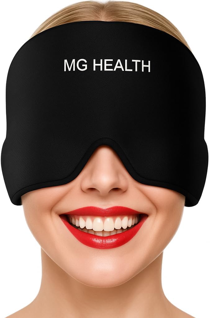 Migrena Relief Cap – Pomirjujoče led paket klobuk s hladilno gel za glavobole, Tension, Stres, in mačka
