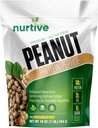 Peanut Protein Peptide Powder - na rastlinah temelječe, bogato z hranili in vlakni - Idealno za športnike in športnike - Okrepljena topnost in absorpcija - 18 Servingov (16 oz / 454 g)