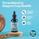 Restavin - Advanced Leg Support Supplement - Tekoča dostava za boljšo absorpcijo - Vitamin C, železo, Valerian, Kurkuma, Magnezij in več!