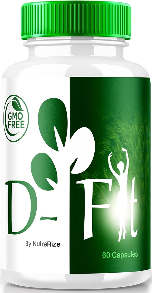D-Fit kapsule, vse naravne D fit formula za zdravje in fitnes, Premium Keto podpora za doseganje telesne in fitnes ciljev, Keto hujšanje dodatek, DFit Detox tablete Mnenja (60 kapsul)