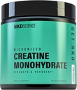 Kreatin monohidrat tretja stranka Tested 50 Servings mikroniziran kreatin za moč in regeneracijo - 5g na Serving - nearomated