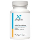 XYMOGEN DHA iz Algae - DHA Omega-3 dodatek - podpira možgane, oči, srce + Imunsko zdravje (60 kapsul)