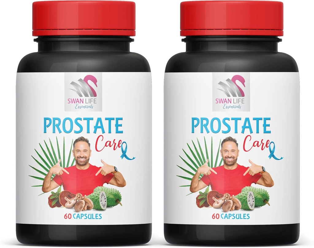 Saw Palmetto dodatek - Prostata podpora PILS - naravne sestavine, Saw Palmetto, Stinging Nettle Leaf, Maitake goba, Reishi, Shiitake, Prostata podpora dodatek za moške, 2 steklenice 120 kap