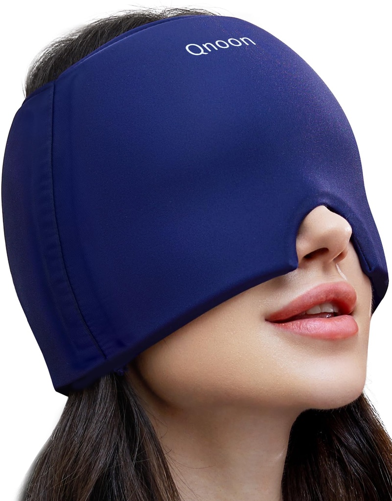 Migrena Relief Cap, Glavobol Relief Cap Mask Izdelki, Ohlajanje Odorless Gel Ledena glava Ovoj za napetost, Stres,Hangover & Puffy oči