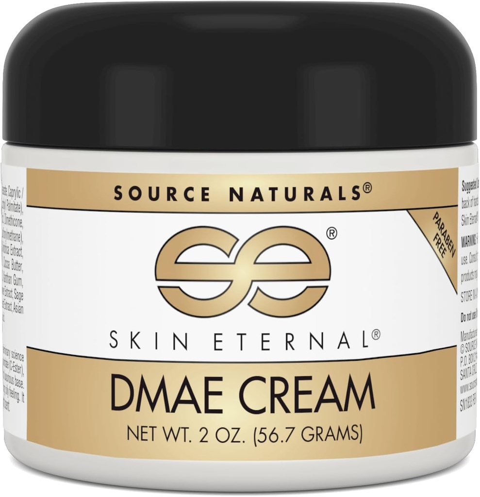 Vir Naturals Skin Eternal DMAE Cream, Paraben Free - 2 oz