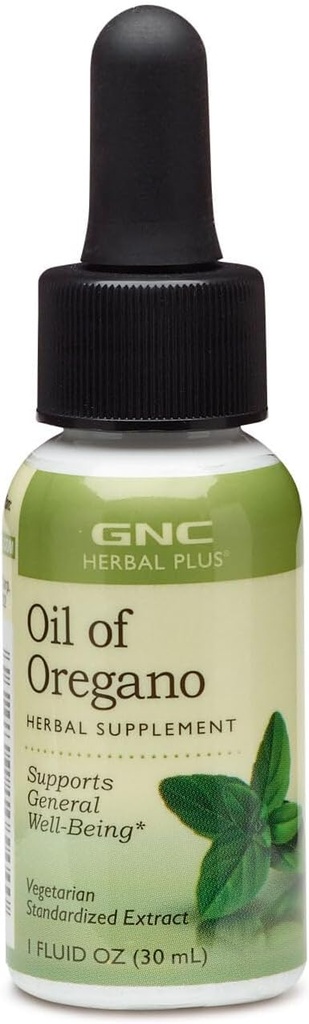GNC Herbal Plus Oil of Origano Supplement, vegetarijanec, Podpira splošno dobro počutje, 448 Služabniki