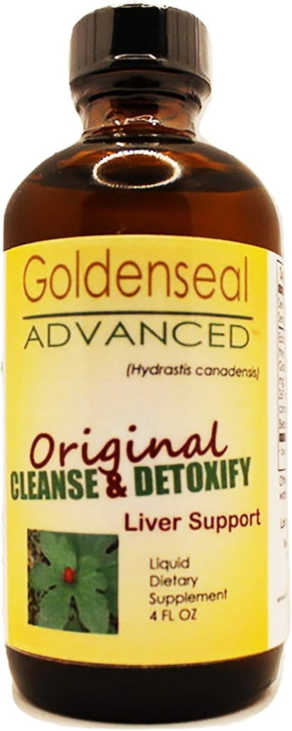 Goldenseal Cleanse & Detoksify Tekoči prehranski dodatek 