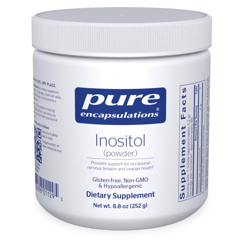 Čiste enkapsulacije Inositol (Povder) - dodatek k podpori energije, živčnega sistema in funkcije jajčnikov* - z Myo-Inositol - 8,8 Ounce