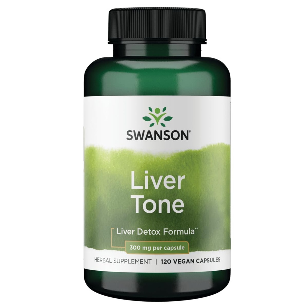 Swanson Jetra Tone Jetra Razstrupljanje Formula 300 Miligrami 120 Veg Kapsule