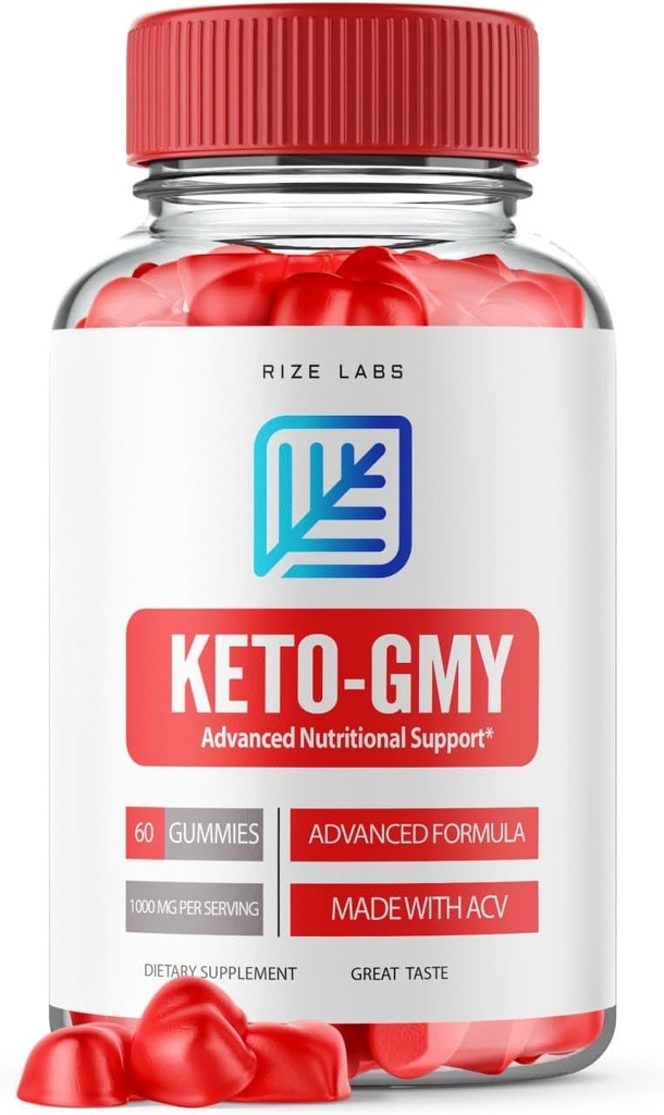 Rize laboratoriji - Keto-GMY Gumies za hujšanje, Napredna prehranska podpora Gumies, Pomaga zmanjšati trebuh maščobe, Vegan (60 Gumies)