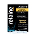 OCUSOFT Restaine MGD Oftalmična Emulzija - Popolna pomoč pri suhem očesu - Pomirja rdeče in razdražljive oči - 30 Kontejnerjev za enkratno uporabo brez štetja - 0,01 Fl Oz