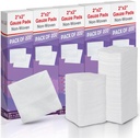 HEALQU 1000 Gaze Pads 2x2" - Soft Non-Woven 4-Ply za izvlečke zob in zobni postopki - Ne-Sterile Square Sponges za prvo pomoč, Kirurški, & Rane obleko (5 paketov po 200)