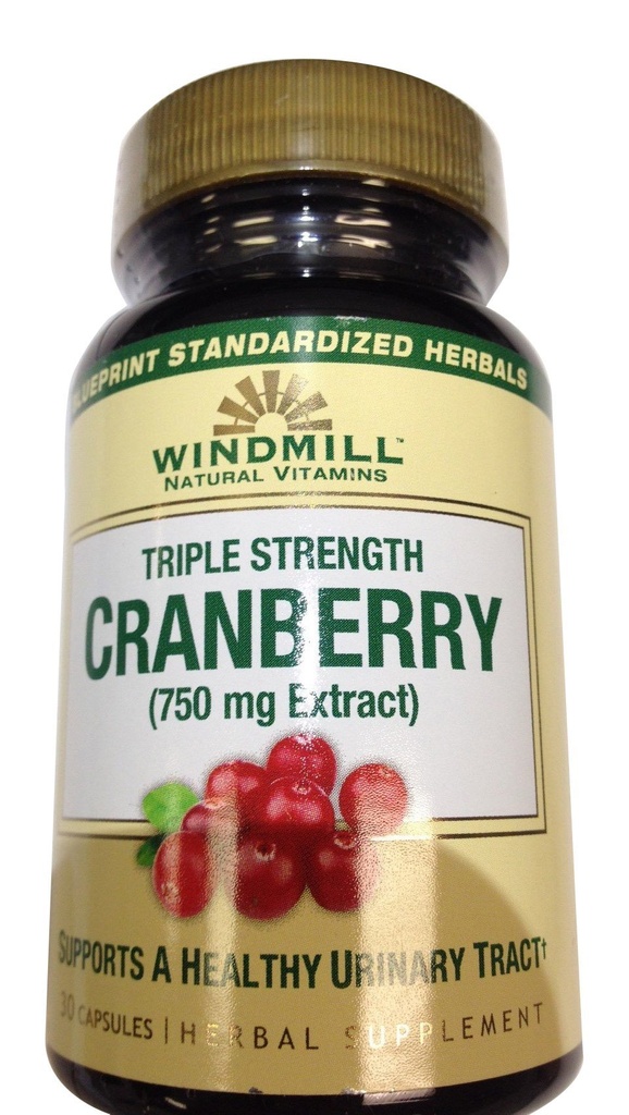 Vitamini Cranberry 750 Mg Caps 30 je mlin na veter