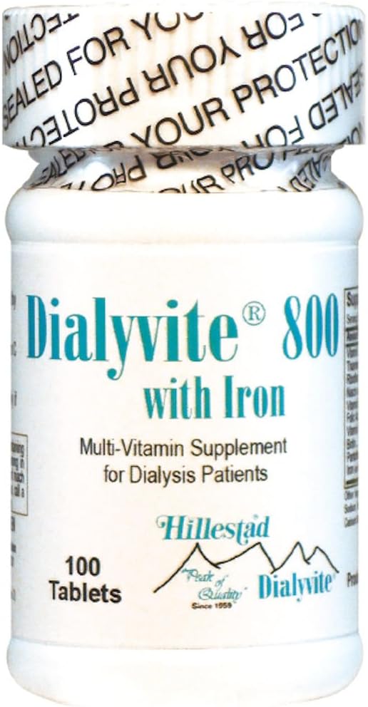 Dialyvite 800 z železom - 100 tablet