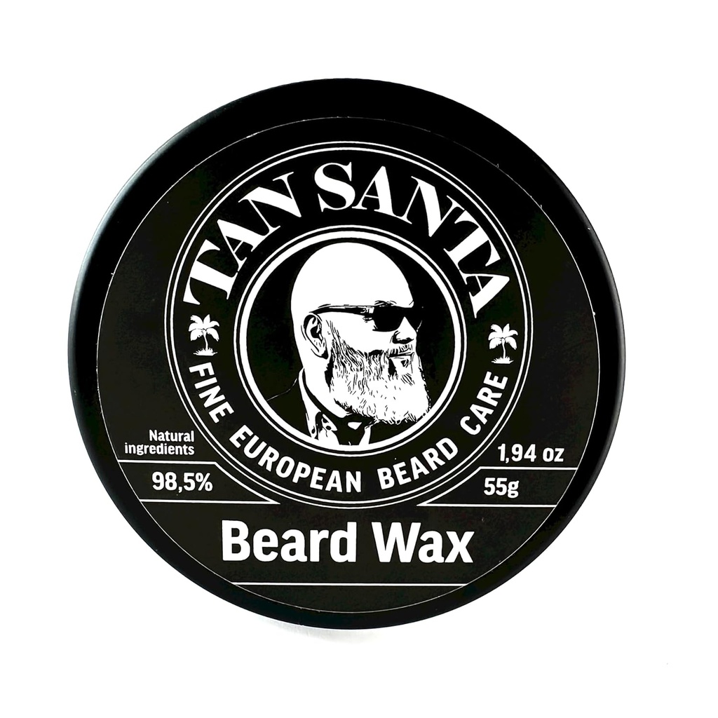 Beard Wax/Balm/Butter za moške z Bergamotovim oljem in čebeljim voskom - Mehčalec in vlažilnik za sodobnega človeka