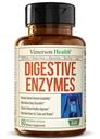 Prebavni encimi - Probiotic Multi Enzyme (Enzimas Digestivas) - Prebavni dodatki z edinstveno Makzyme-Pro Formula - Napredni encimi za prebavo, Bowel gibanja & Nutrient Absorpcija. 60 kap