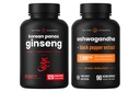 NutraChamps Korejski Ginseng Kapsule in Ashwagandha Kapsule 2 paket