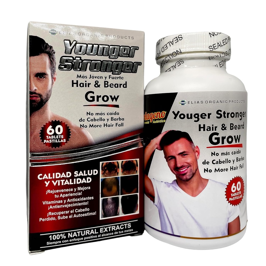Mlajši močnejši Har and Beard Goy 100% naravni izvlečki 60 tablet