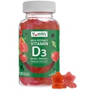 Vitamin D3 Gummies 5000 i.e. 125mcg D3 Gummies - podpora Imunska podpora, močno zdravje kosti - Ne-GMO, Gluten-free, Dairy-free, Vitamin D Gummy(120 Count)