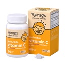 Renzov nepremagljivi vitamin C za otroke z borovnico in cinkom, nerazložljivi otroški vitamini za imuno podporo, 60 oranžno-oranžno-oranžno tab