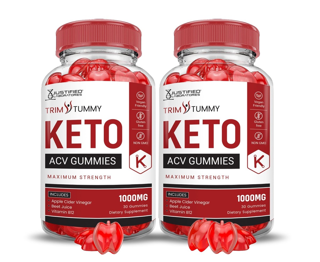 Upravičeni laboratoriji (2 paket Tummy Keto ACV Apple Cider Vinegar Oblikovan z peete sok v prahu B12 Vegan ne GSO 120 Gumies