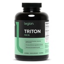 Kapsule Triton ribjega olja LEGION - Trojna moč Omega 3 Esencialne maščobne kisline z vitaminom E in limoninim oljem za maksimalno absorpcijo, svežino in čistost - 2400mg EPA & DHA na postrežbo, 30 Svgs