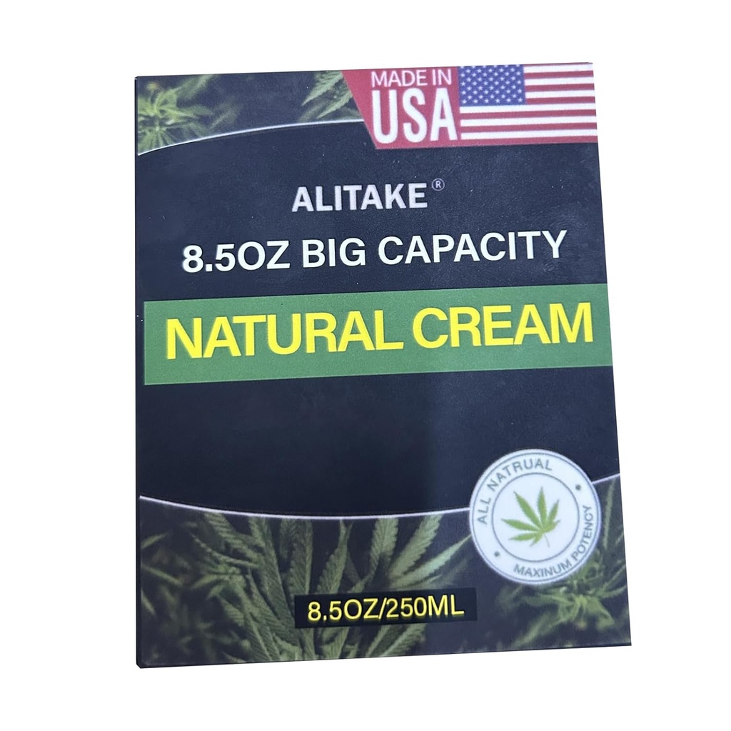 8.5 oz Naravna krema, Velika zmogljivost - Vsenaravna Formula - Absorbs Hitro