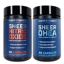Čista moč Labs Dušikov oksid + DHEA 100mg - Dušikov oksid dodatek - Najboljši dušikov oksid dodatek za moške in DHEA dodatek za moške DHEA 100mg
