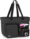 Trunab učitelj Tote Bag Delovna vreča z več žepi in oblazinjeni kompartment za do 15.6”Laptop