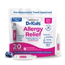 Dr. Otroci Otroška alergija Relief Medicine z difenhidramin - Predmerjeni eno-uporabni Viale, Otroci Antihistaminik za Sneesing, Runny Nose & Srbeče oči, Mešane Berry Flavor, 20 Število (Pack of 1)