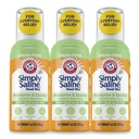 Arm & Hammer Preprosto Saline Moisturize & Soothe Nasal Mist, Brez zdravil Vlažilno Saline Nasal Spray za takojšnje lajšanje suhega nosu, 4.6 Oz (130 g), 3 Pack