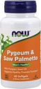 Pygeum & Saw Palmetto Extract, 25 mg/80 mg, 60 Sgels by Now Foods (paket z 2)