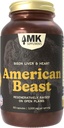 MK Supplements American Beast, Bison organ dodatek za športnike, podpira moč, vzdržljivost in okrevanje, zmrznjeno, ne-GMO, Bison jetra & Bison Heart, 30 Serving (3.000 mg vsak)