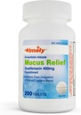 Time-CAP LABS, INC. Pravočasno sluz Relief Guaifenesin 400mg 200 tablet - Takojšnja sprostitev Mucus Phlegm Relief - Pričakovanje za sluz Odstranjevanje, Chest Congestion, gripa, prehladi, alergije