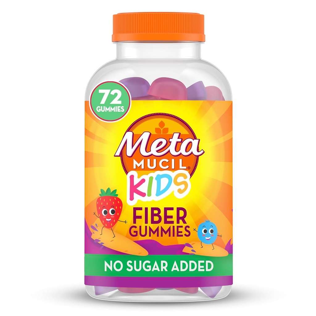 Metamucil, Metamucil Kids Fiber Supplement Gumies, 72 Count