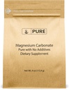 Čiste originalne sestavine Magnezijev karbonat (4oz) Magnezijev dodatek, Ne-GMO, Multi-Purpose
